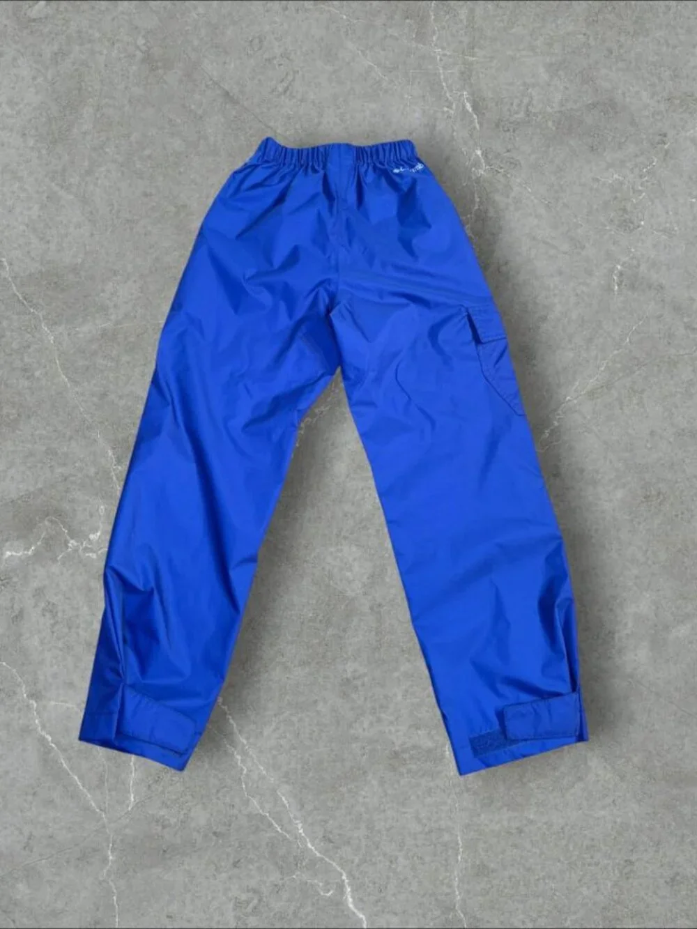 Columbia Wind Pants Boys XS Royal Blue Water Resistant Nylon Outdoor